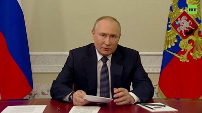 Видеообращение Президента России к выпускникам школ